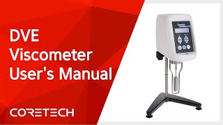 AMETEK BROOKFIELD DVE Viscometer Users Manual ENG [upl. by Mady490]