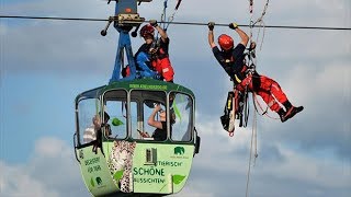 Cable car accident strands up to 100 passengers in Cologne [upl. by Adnylam671]