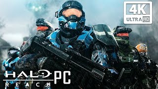 HALO REACH PC All Cutscenes 4K 60FPS Game Movie [upl. by Barny]