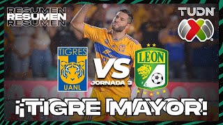 Resumen  Tigres vs León  AP2023J3  Liga Mx  TUDN [upl. by Murray]