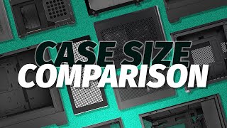 Case Sizes Comparison  MicroATX amp MiniITX Edition [upl. by Cyna]