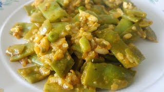 Receta Judías Verdes al Ajillo  Fácil y Rápida [upl. by Nilrem401]