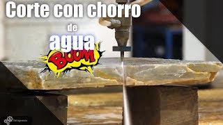 Corte con chorro de agua a presión 🚫💦😱 [upl. by Sregor4]