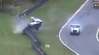 Huge Truck Crash at Brands Hatch [upl. by Esten]