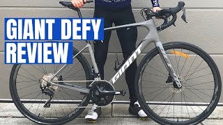 Giant Defy Review Giants Endurance Road Performance Bike [upl. by Hussein]