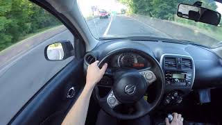 Nissan Micra K13 12 12V 2014  POV Drive [upl. by Nylirak]