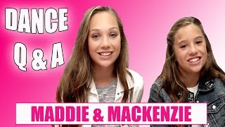 Maddie amp Mackenzie Ziegler Dance Q amp A [upl. by Quinby88]