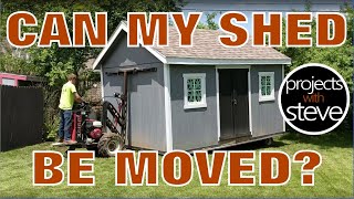 HOW TO MOVE A LARGE SHED ACROSS TOWN [upl. by Arinayed808]