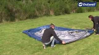 Outwell Cloud 5 Tent Pitching Video  Innovative Family Camping [upl. by Pelaga688]