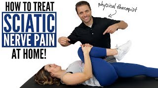 How To Treat Sciatic Nerve Pain At Home  Stenosis [upl. by Whyte599]