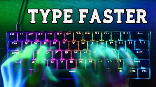 Learn how to type REALLY FAST 200wpm [upl. by Avraham]