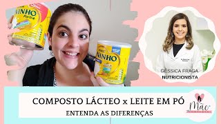 COMPOSTO LÁCTEO X LEITE EM PÓ Entenda as diferenças [upl. by Ardnoet]