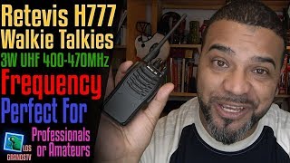 Retevis H777 Walkie Talkies 🔊  LGTV Review [upl. by Langley]