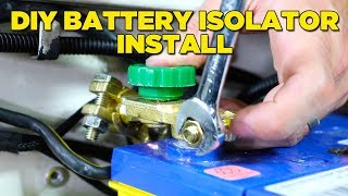 How To Install a Battery Isolator EASY amp CHEAP [upl. by Danila]