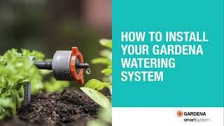 How to install an automatic GARDENA MicroDrip System [upl. by Nnateragram]