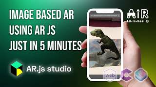 WebAR Image Tracking AR App in just 5 minutes without coding skillsNew 2020 Way  AR JS Studio [upl. by Ballard]