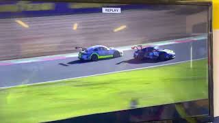 Porsche Carrera cup crash at Brands Hatch 2022 [upl. by Caras]