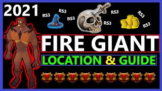 Runescape 3 Brimhaven Fire Giants 2021 Slayer Guide amp Location with Drop Table Equipment amp Weakness [upl. by Pennebaker959]