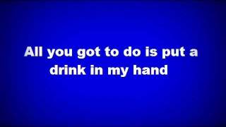 Eric Church  Drink in my hand lyrics [upl. by Lelah]