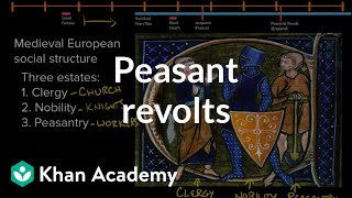 Peasant Revolts  World History  Khan Academy [upl. by Comethuauc910]