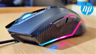 Best HP Gaming Mouse in Budget  HP G360 RGB Gaming Mouse with Software  6200 DPI [upl. by Millham]