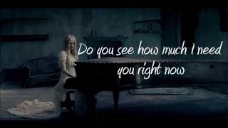 Avril Lavigne  When Youre Gone with lyrics HD [upl. by Nerrawed]