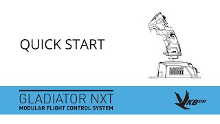 VKB Sim Gladiator NXT  Quick Start [upl. by Steffen]