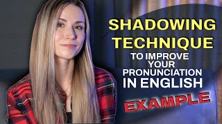 SHADOWING TECHNIQUE EXAMPLE [upl. by Elstan]