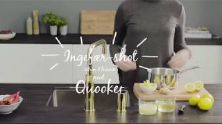 Ingefærshot med citron amp honning og Quooker [upl. by Leonelle]