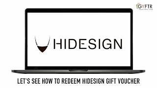 Hidesign Store Redemption Steps [upl. by Horatius]