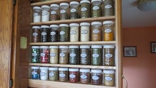 Building A Hidden Pull Out Spice Rack To Organize A Cabinet [upl. by Karil]