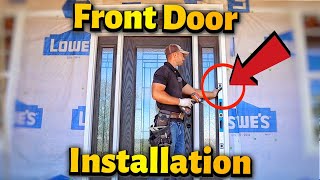 How To Install A Front Door With Two Sidelights [upl. by Julita194]