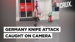 Migrants Knife Attack in Germany Somali Man Stabs amp Kills At Least Three People [upl. by Labinnah48]