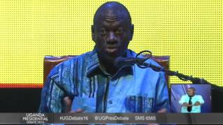 2nd Presidential Debate Kizza Besigye gives opening remarks [upl. by Whallon]