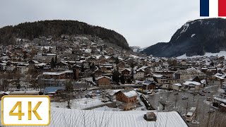 Morzine France  Winter 2021【4K】 [upl. by Aneerbas303]