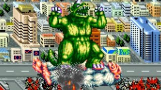 King of the Monsters Neo Geo AES Playthrough  NintendoComplete [upl. by Leoni384]