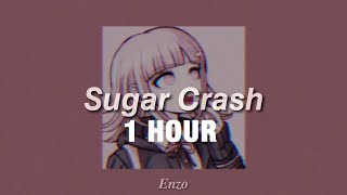 1 HOUR ElyOtto  SugarCrash  slowed  reverbed [upl. by Rior170]