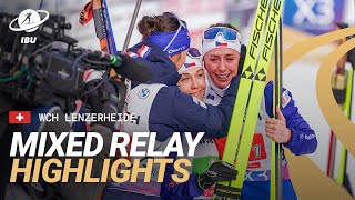 Lenzerheide 2025 Mixed Relay Highlights [upl. by Airad]