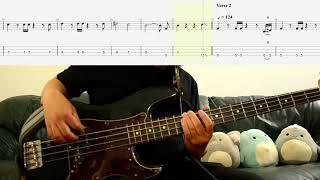 Eraserheads  Ligaya bass cover with tabs and musical notation [upl. by Htennek]