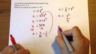 Directly proportional to the square [upl. by Pittman]