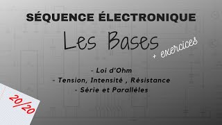 ELECTRONIQUE  LES BASES  EP0 [upl. by Donoho680]