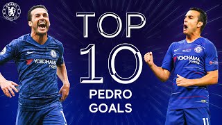 Pedros Top 10 Chelsea Goals  Thank You Pedro [upl. by Belamy533]