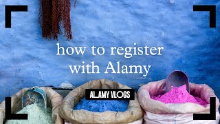 How to register with Alamy  Alamy Vlogs [upl. by Sandry]