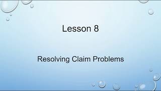 Resolving Claim Problems [upl. by Arta]