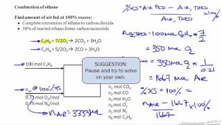 Percent Excess Air Combustion [upl. by Nongim204]