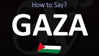 How to Pronounce Gaza CORRECTLY [upl. by Ainnet]