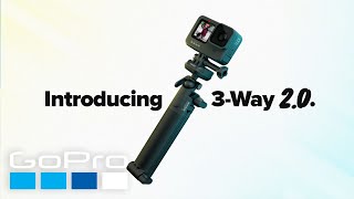 GoPro Introducing 3Way 20  The Ultimate 3in1 Mount [upl. by Atinid]