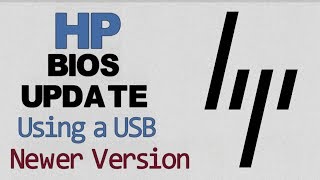 HP Bios update using a USB  New Models [upl. by Ambrosio]