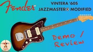 Fender Vintera Jazzmaster modified demo amp review [upl. by Anon495]