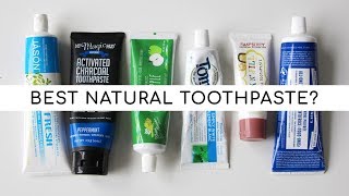 6 Natural Toothpaste Brands Reviewed  FluorideFree Vegan Kid Friendly [upl. by Carrew125]